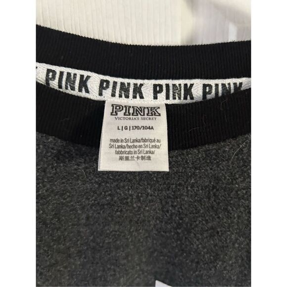 PINK Victoria's SecretWomen's Size Large Gray Sweatshirt - Picture 2 of 2